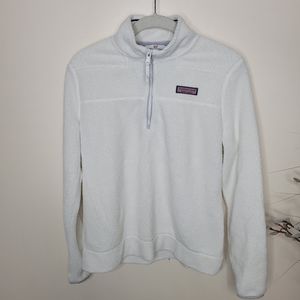 Vineyard Vines XS Shep Pullover Sherpa Fur EUC